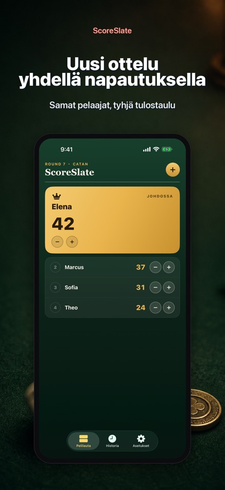 ScoreSlate: Pisteseuranta 10