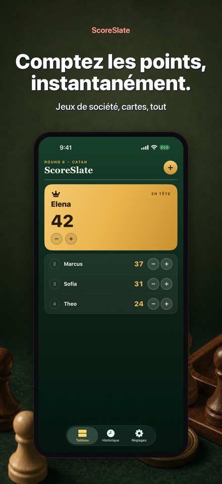 ScoreSlate: Compteur de Points