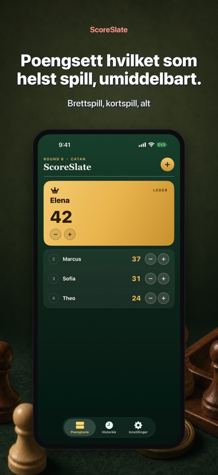 ScoreSlate: Poengteller