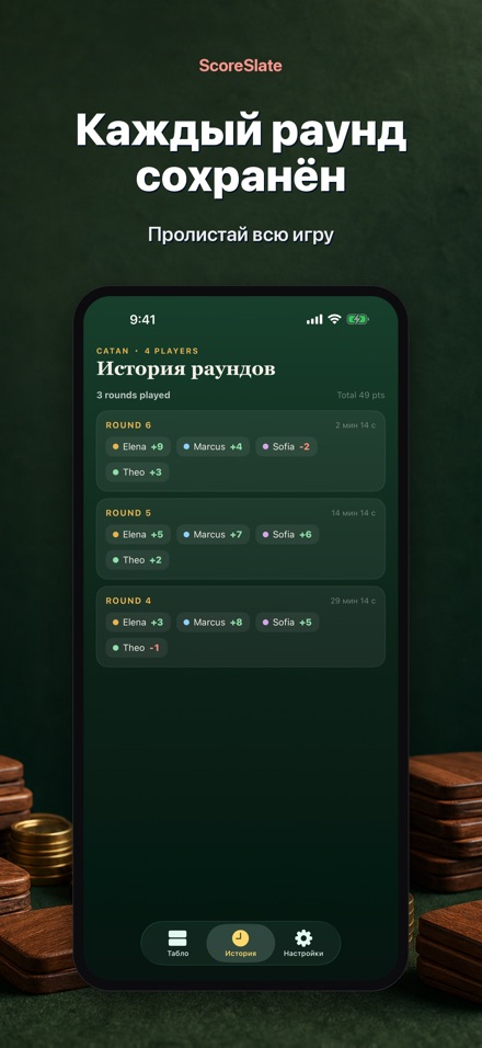 ScoreSlate: Счёт Игры 4