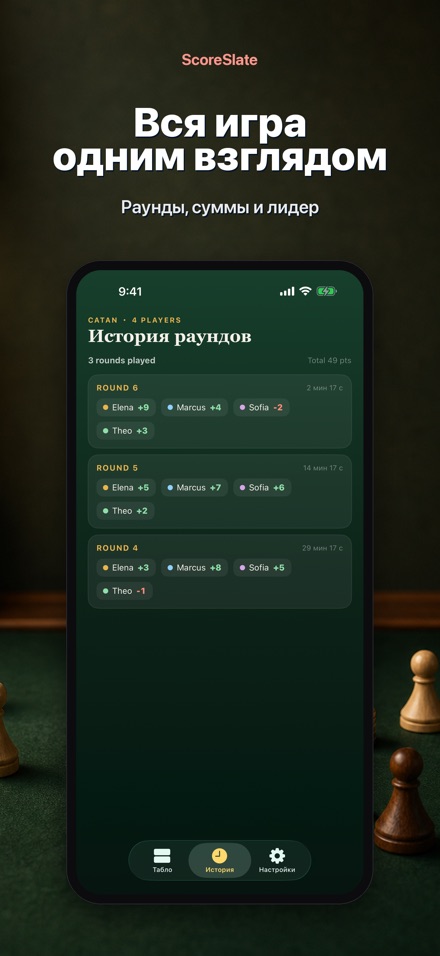 ScoreSlate: Счёт Игры 5