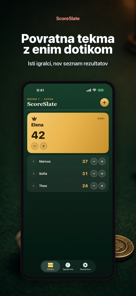 ScoreSlate: Štetje Točk 10