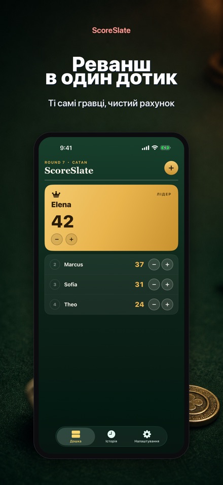 ScoreSlate: Рахунок Гри 10