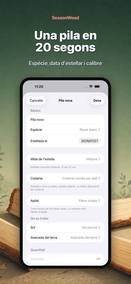 SeasonWood: assecat de llenya 5