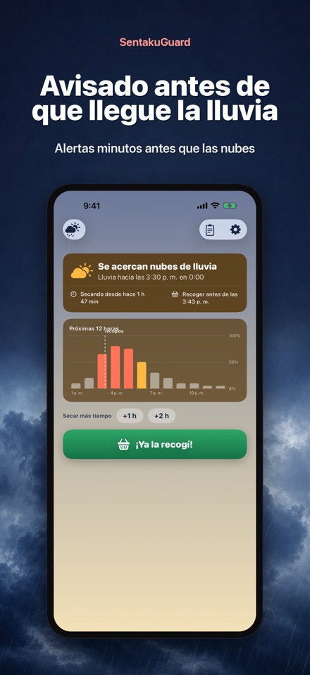 SentakuGuard: Aviso de lluvia 4