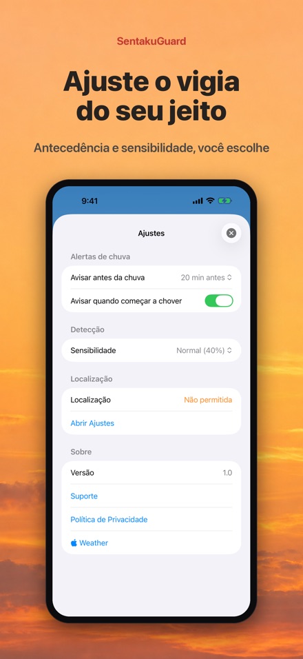 SentakuGuard – Alerta chuva 10