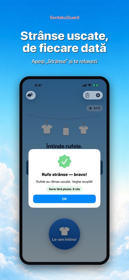 SentakuGuard – Alertă ploaie 8