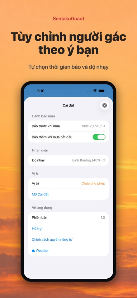 SentakuGuard Canh Mưa Phơi Đồ 10