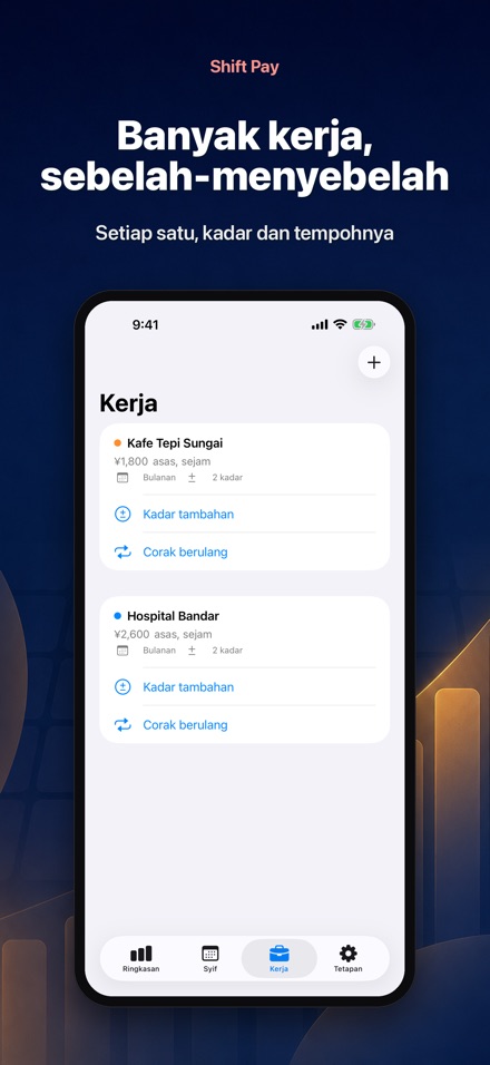 Kira Gaji Syif - Rekod Kerja 6