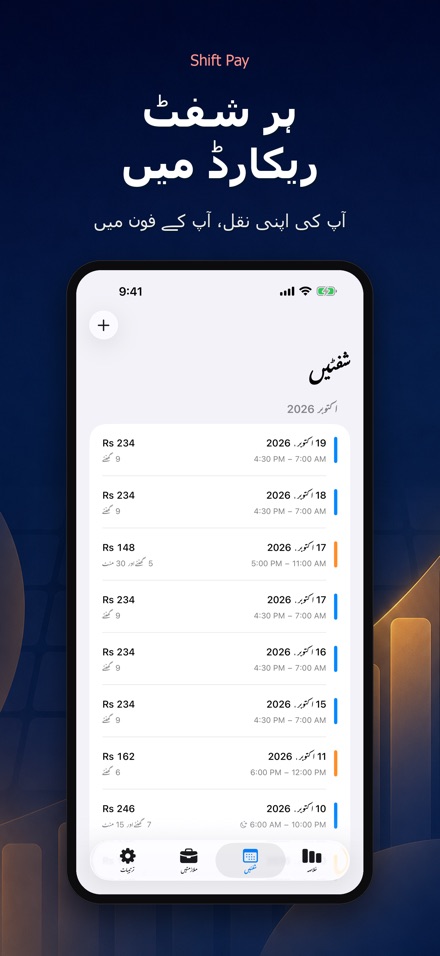 شفٹ تنخواہ کیلکولیٹر 2
