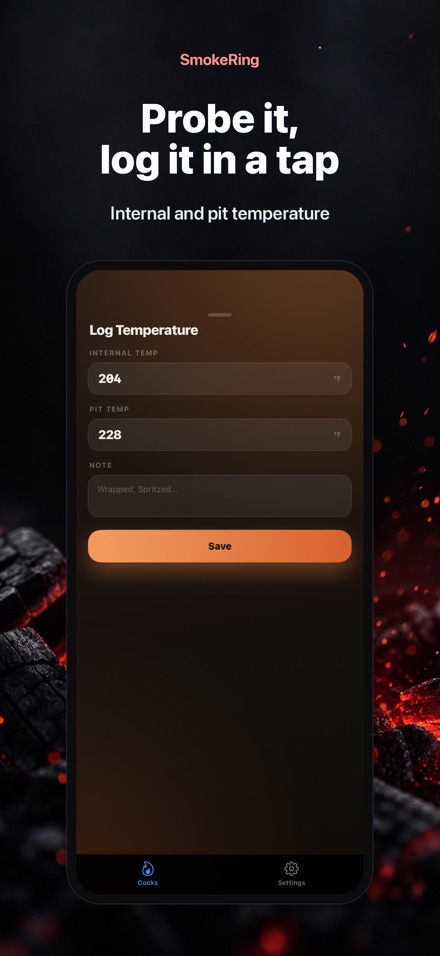 SmokeRing: BBQ Smoker Log 2