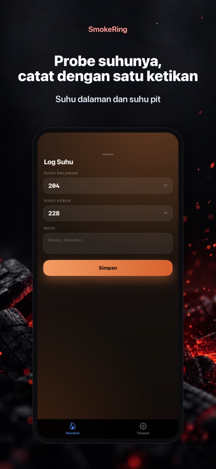 SmokeRing: Log Asap BBQ 2