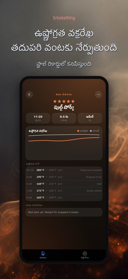 SmokeRing: BBQ స్మోక్ లాగ్ 3