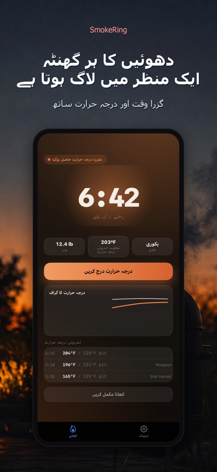 SmokeRing: BBQ سموک لاگ