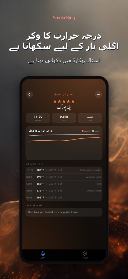 SmokeRing: BBQ سموک لاگ 3
