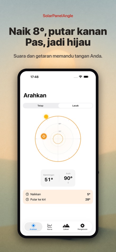 Sudut Panel Surya: Bidik 2