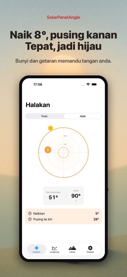 Sudut Panel Solar: Hala 2