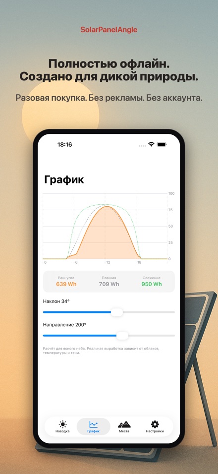 SolarPanelAngle: угол панели 10