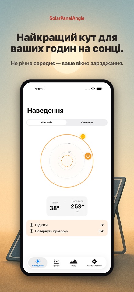 SolarPanelAngle: кут панелі 3