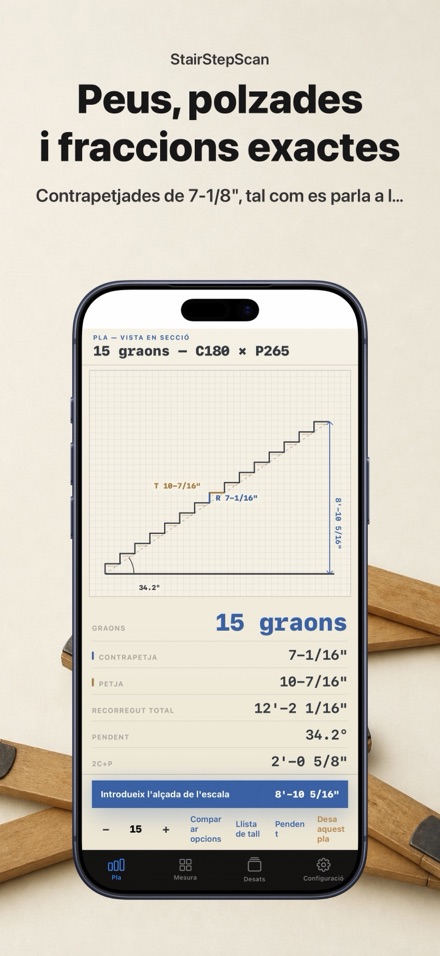 Calculadora d'Escales: pla 7