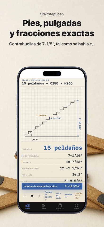 Calculadora de Escaleras Pro 7