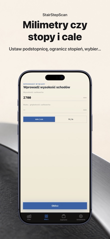 Kalkulator schodów i cięć 6