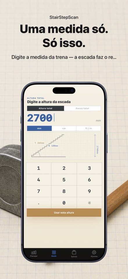 Calculadora de Escada e Corte 2