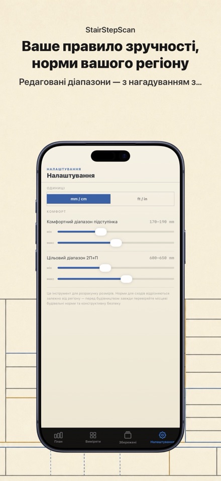 Розрахунок сходів і різу 10