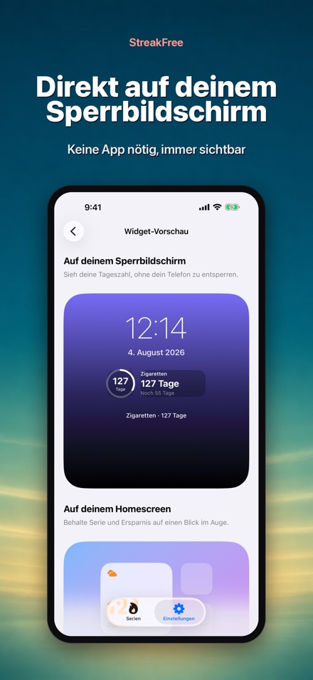 StreakFree: Tage seit 5