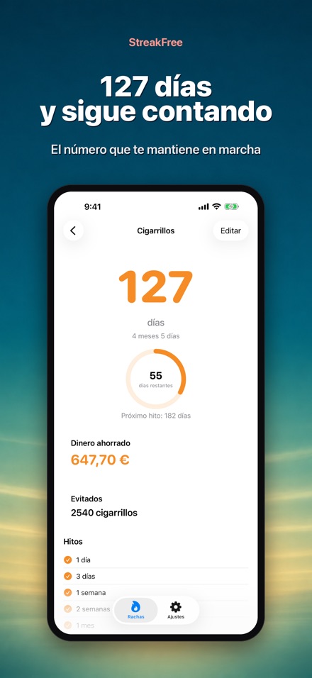 StreakFree: Días sin