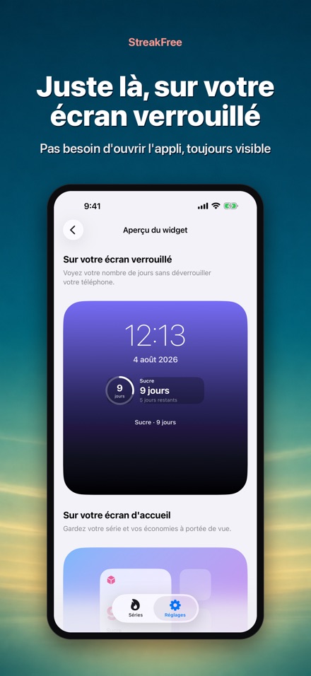 StreakFree : Jours sans 5