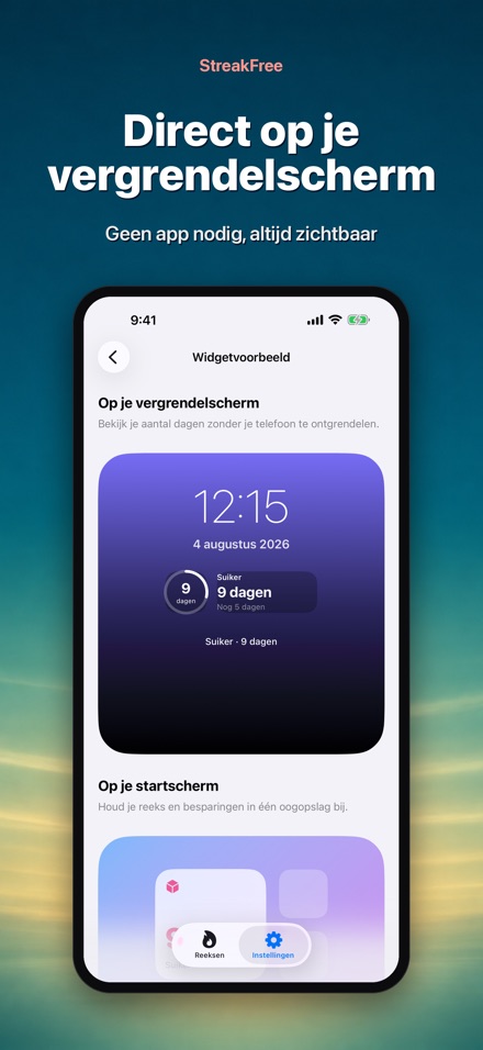 StreakFree: Dagen sinds 5