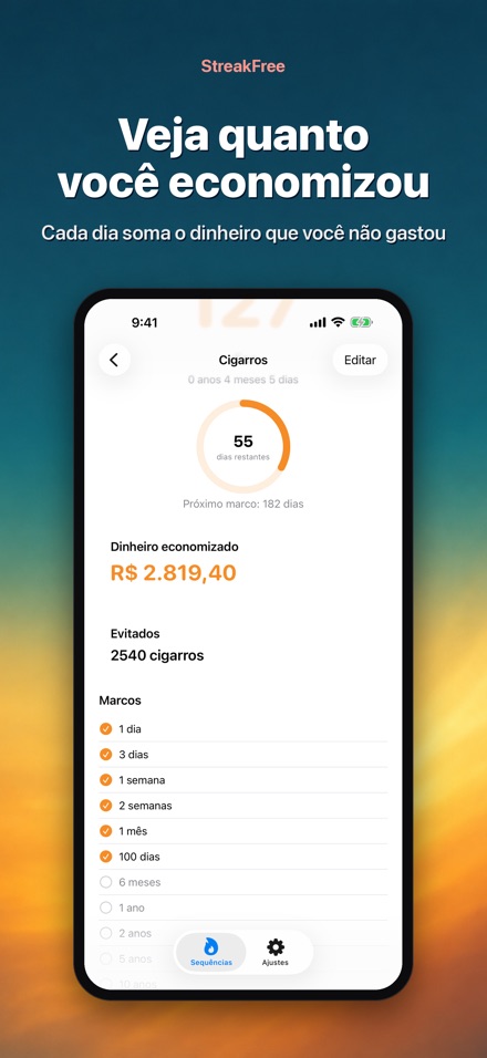 StreakFree: Dias sem 3