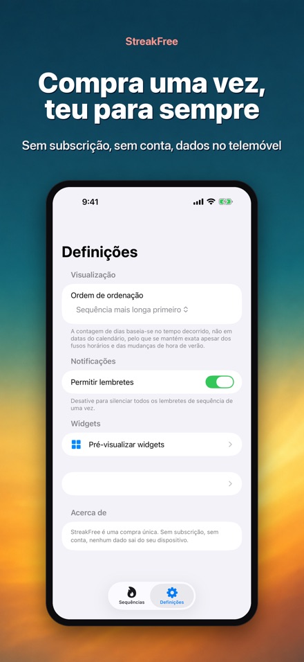 StreakFree: Dias sem 10