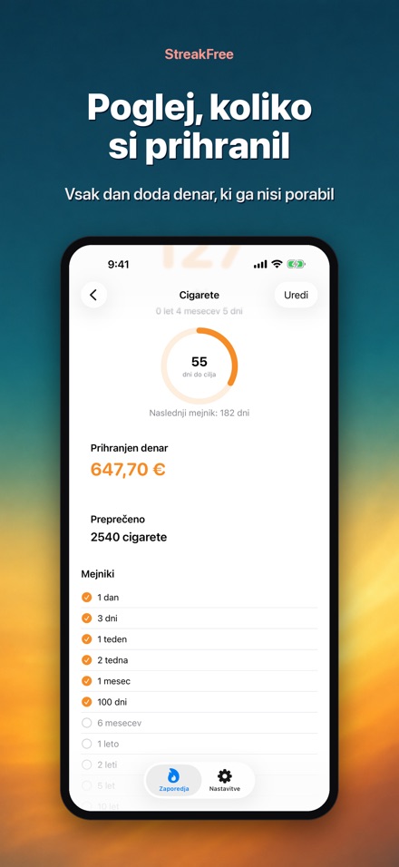 StreakFree: Dni od 3