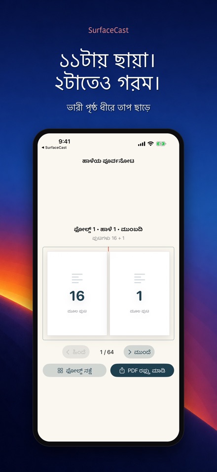 SurfaceCast: পৃষ্ঠের তাপমাত্রা 5