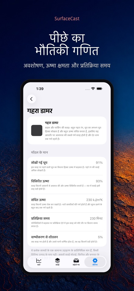 SurfaceCast सतह तापमान 10