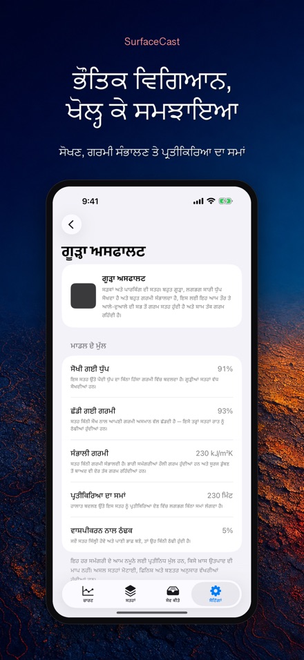 SurfaceCast: ਸਤਹ ਤਾਪਮਾਨ 10