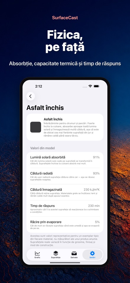 SurfaceCast: temp. suprafeței 10