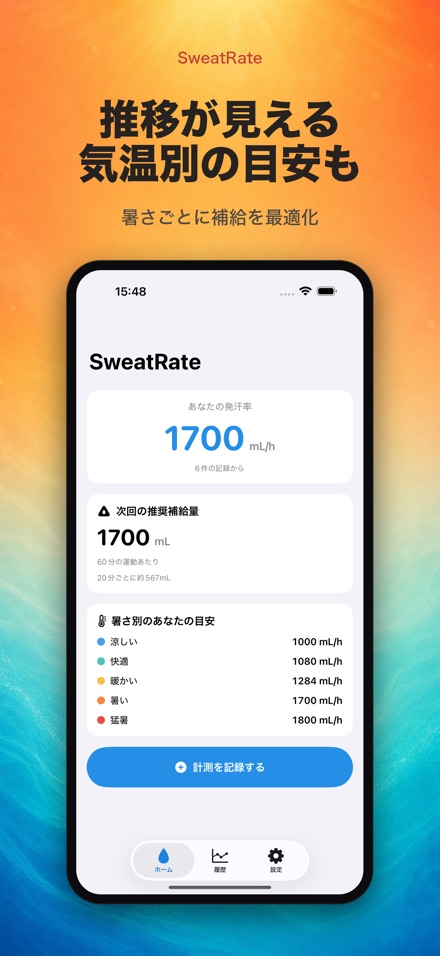 SweatRate 発汗率&水分補給 4