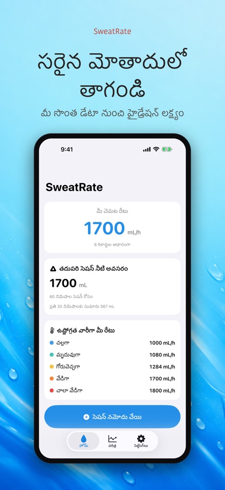 SweatRate: చెమట లెక్క 5