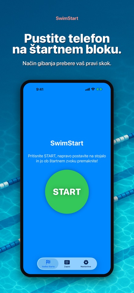 SwimStart: trening starta 2