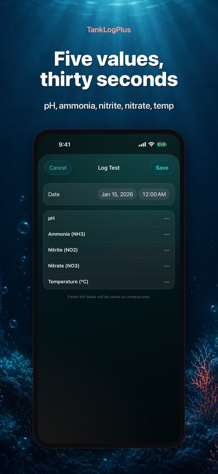 TankLogPlus: Aquarium Log 4