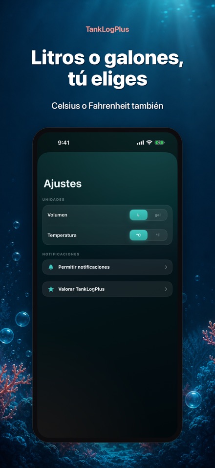 TankLogPlus: Registro acuario 10