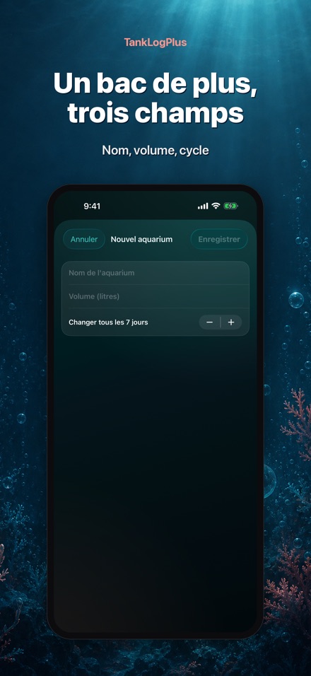 TankLogPlus: Journal aquarium 9