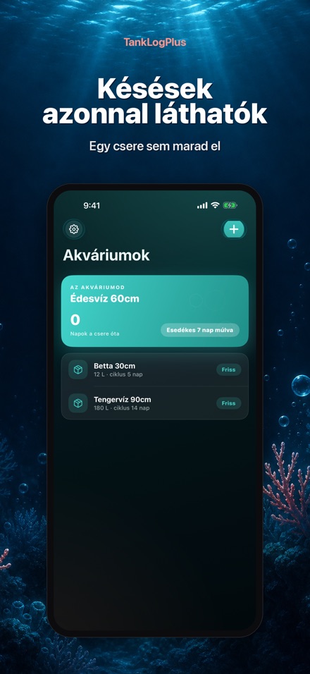 TankLogPlus: Akvárium napló 8
