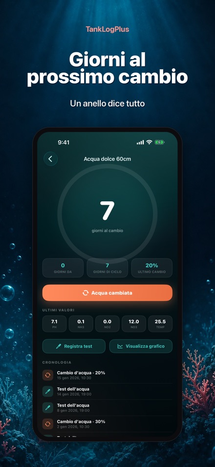 TankLogPlus: Diario acquario