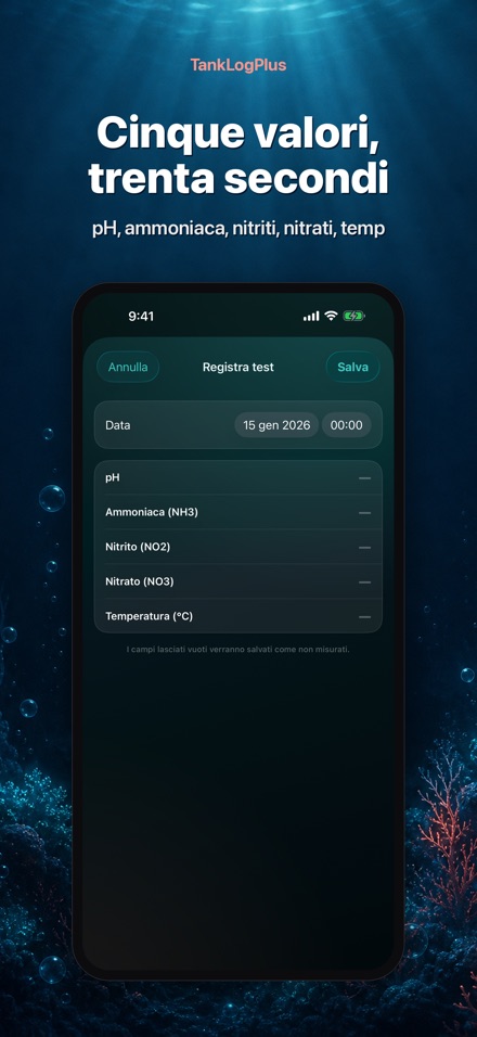 TankLogPlus: Diario acquario 4