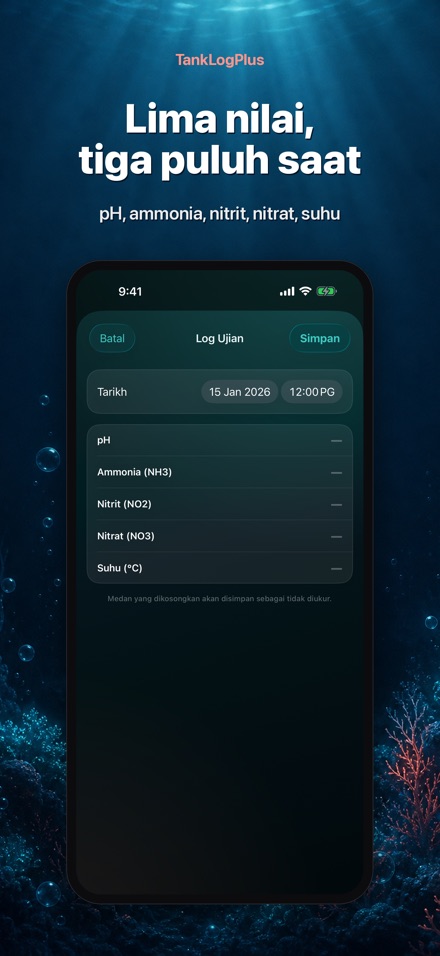 TankLogPlus: Log Akuarium 4