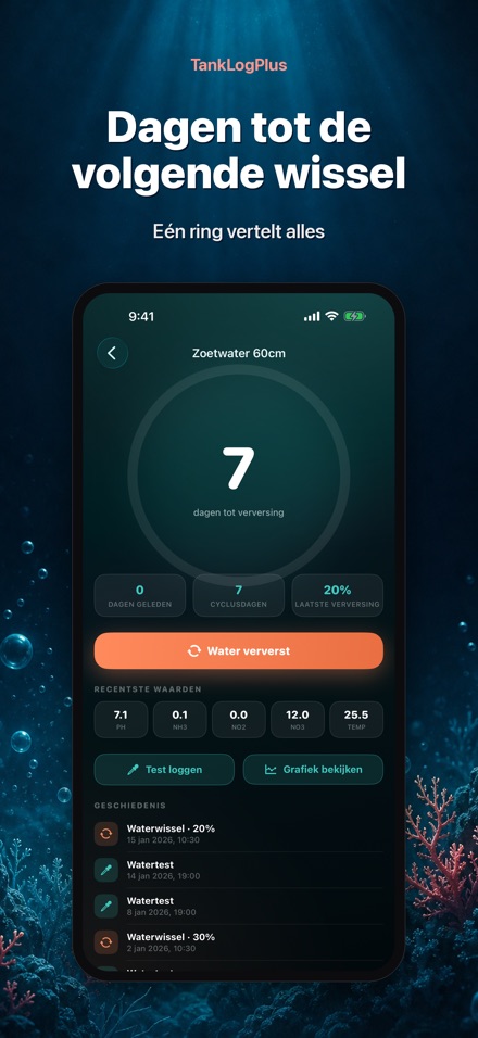 TankLogPlus: Aquarium logboek